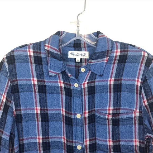 Madewell | Plaid Button Up Cozy Shirt/Flannel S - Picture 3 of 8
